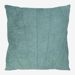 Almofada Drapeada Boucle Petróleo